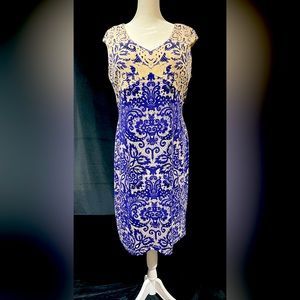 Sophisticated sleeveless lined dress